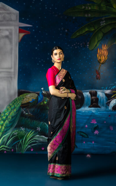 BLACK SAREE-SOFIA-3