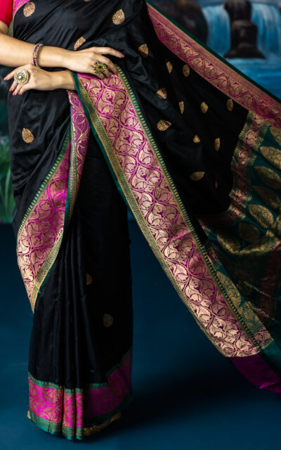 BLACK SAREE-SOFIA-5 BLACK SAREE-SOFIA-5