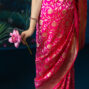 FUCHSIA SAREE-SOFIA-3