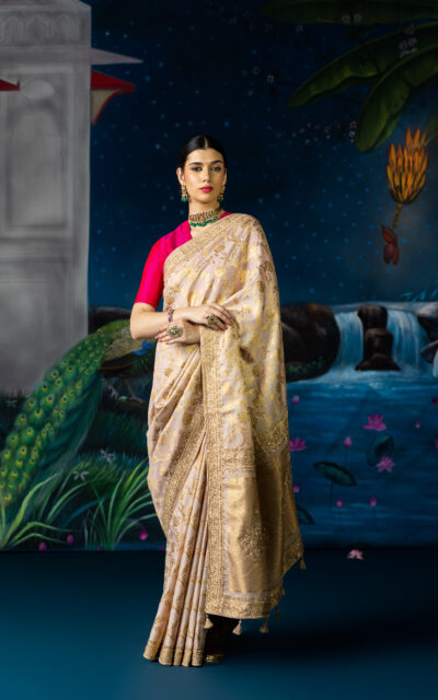GOLD SAREE-SOFIA-1