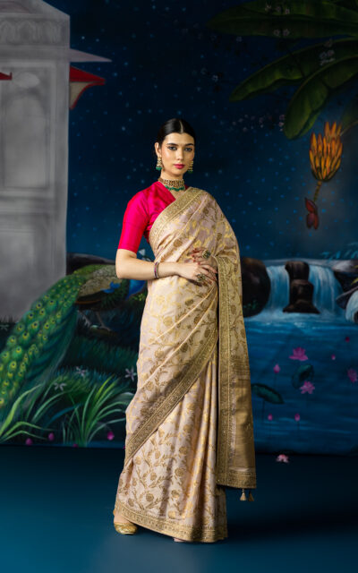 GOLD SAREE-SOFIA-2 GOLD SAREE-SOFIA-2