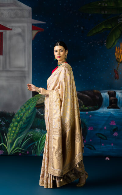 GOLD SAREE-SOFIA-4 GOLD SAREE-SOFIA-4