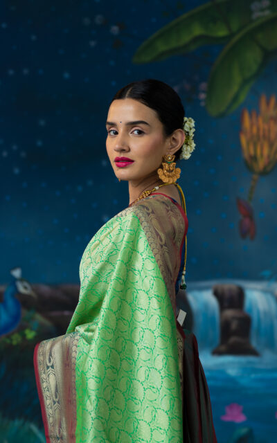 GREEN-SAREE-TSNIDHKS-5 GREEN-SAREE-TSNIDHKS-5