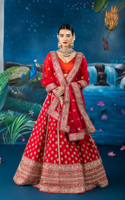 RED-LEHENGA-TANISHKA-1