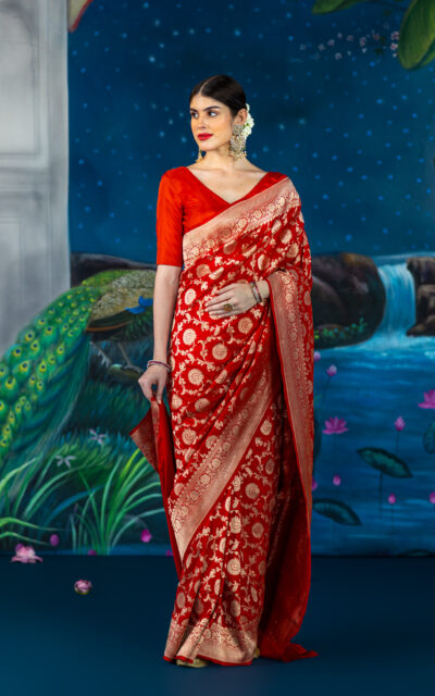 RED-saree-meilin-1 RED-saree-meilin-1