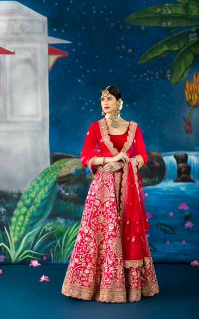 fuchsia lehenga-meilin1 fuchsia lehenga-meilin1