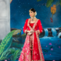 fuchsia lehenga-meilin3