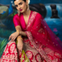 fuchsia lehenga-tanishka1