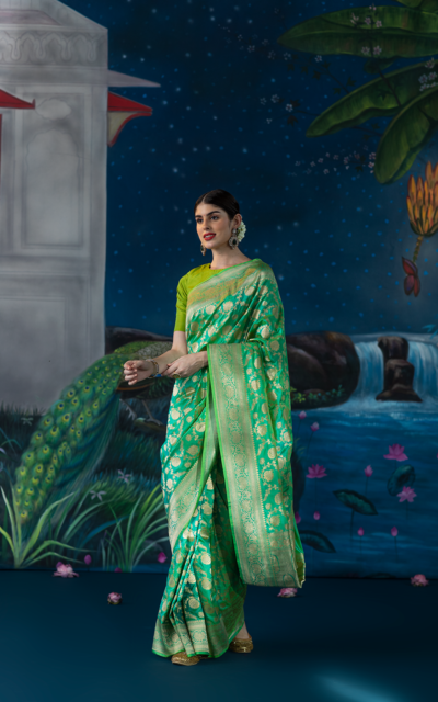 green saree-meilin1 green saree-meilin1