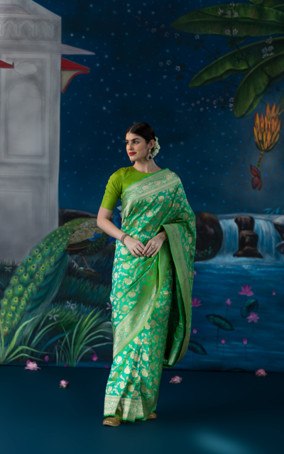 green saree-meilin2 green saree-meilin2