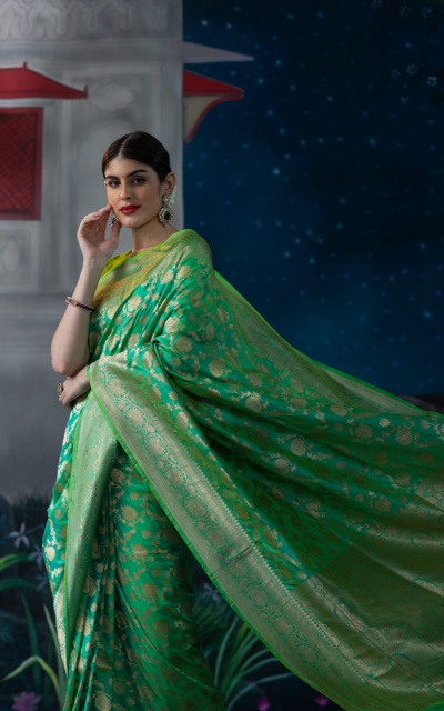 green saree-meilin5