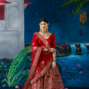red lehenga-meilin6