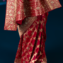 red saree-tanishka6