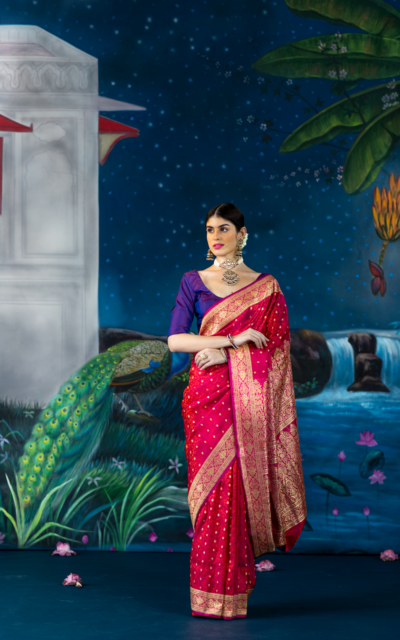 red:purple saree-meilin1